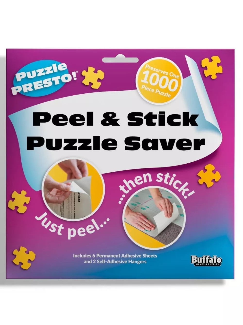 NWT Buffalo Peel & Stick Puzzle Saver  (0173)